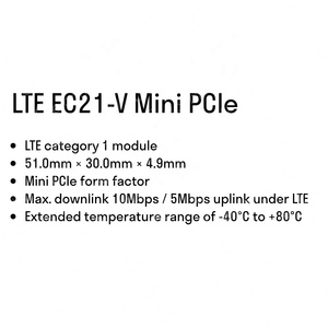 Quectel EC21-V LTE EC21 Mini PCIe série Original nouveau Module 4G IoT/M2M-optimized LTE Cat 1 Module - Product Image 5