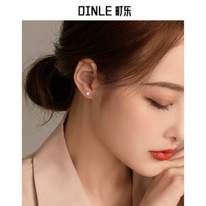 ต่างหูแบบติดหู Dinle เงินแท้ S999 รูปดาว ประดับแบบกรงเล็บ เหมาะสำหรับใส่ทุกวันสำหรับผู้หญิง - Product Image 2
