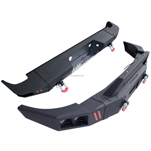 Nuevo Parachoques Delantero con Cabrestante y Parachoques Trasero con Escalón para Chevy Silverado 1500 (2007-2013), <span class=keywords><strong>Combo</strong></span> de Parachoques para Camioneta en Negro Texturizado - Product Image 2