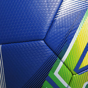 Conception personnalisée ballons de football en PVC souple de 3.5mm football économique bleu couleur vive ballon de football en PVC taille 5 4 3 - Product Image 5