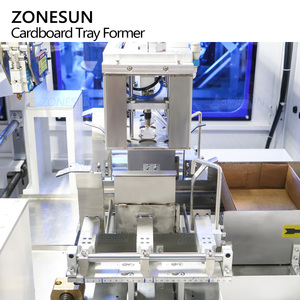 ZONESUN ZS-CSPM4T Máquina Vertical Automática para Armar Cajas de Cartón, Equipo para Armar Bandejas de Bebidas y Alimentos, Máquina Plegadora y Formadora - Product Image 6