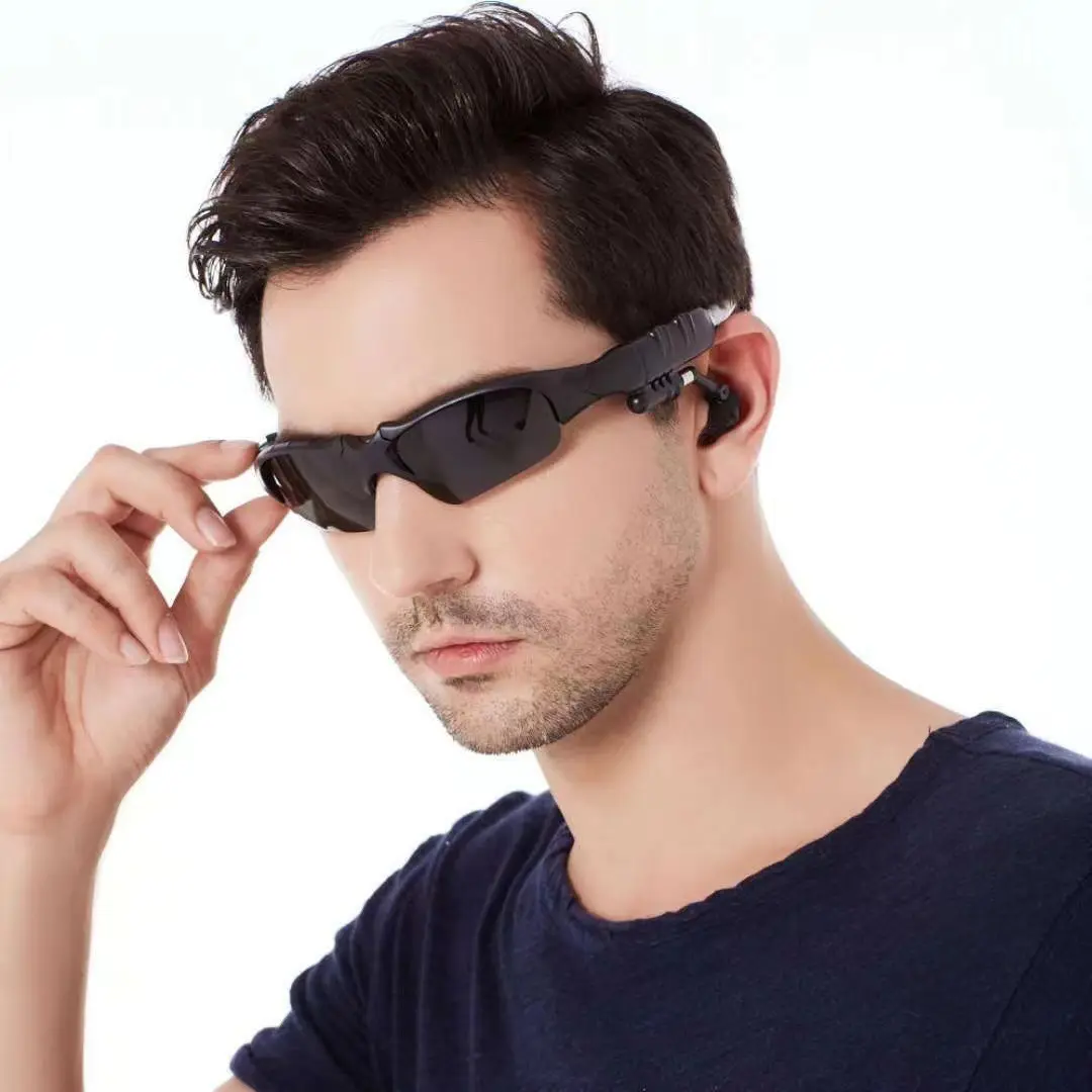 음악을 듣고 전화 통화를 편광 선글라스 기능 스마트 헤드폰으로 새로운 안경 무선 헤드셋 2024