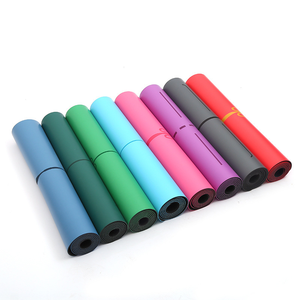 Tapis de yoga en caoutchouc PU sport KSE de 4,5 mm d'épaisseur, 183x68 cm, logo personnalisable, absorbant la transpiration, antidérapant, yoga, pilates, naturel - Product Image 4