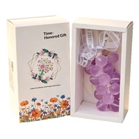 Savon Artisanal Transparent en Forme de Grappe de Raisin, Coffret Cadeau Parfumé pour la Maison et l'Aromathérapie, Idéal pour les Cadeaux d'Entreprise et les Achats Professionnels