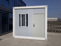 Maison conteneur modulaire portable moderne à assemblage rapide, taille personnalisée 20 pieds, démontable, pour bureau