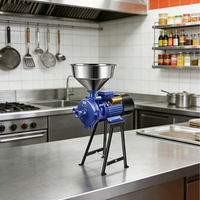 Moulin à céréales et à farine électrique automatique 3500W 220V, usage commercial, humide/sec, pour maïs, blé, riz, haricots, 60kg/h, longue durée de vie