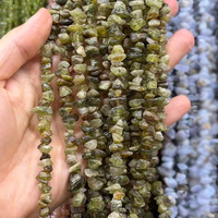 Perles d'obsidienne noire brutes irrégulières 5-8mm, brin de cristal naturel pour la fabrication de bijoux, bracelet DIY