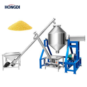 Mélangeur automatique à double cône en acier inoxydable, convoyeurs à double vis, capacité de 400 L, machine à mélanger les poudres, mélangeur rotatif pour les plastiques - Product Image 2