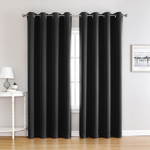 Amazonas Hot Sale <span class=keywords><strong>Plain</strong></span> Solid <span class=keywords><strong>Color</strong></span> Blackout extravagante grosso quarto cortina para sala de estar - Product Image 2