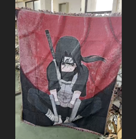 Low MOQ Custom Woven Jacquard Blanket Custom Rug Custom Anime Tapestry Woven Blanket