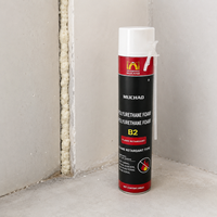 Scellant en mousse de polyuréthane ignifuge B2 A22 300 ml, colle en mousse PU à expansion élevée pour les projets de protection incendie résidentiels et de bureaux