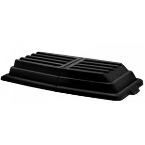 Contenitore portaoggetti 600 L nero con coperchio per uso esterno - Product Image 1