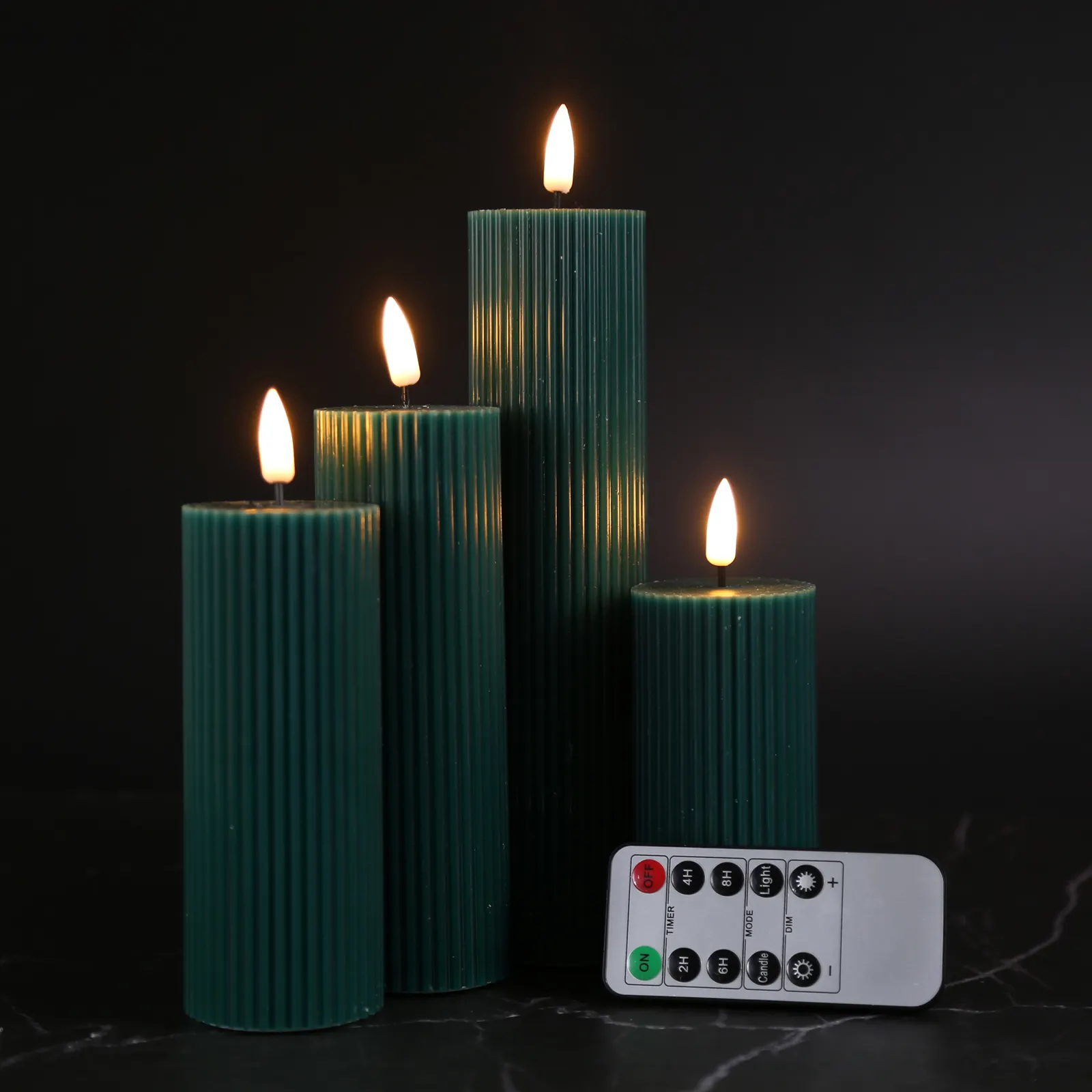 Led Remote Candle Matti's Best Seller 3d Real Flame Pillar Battery Operated Home Decoration Remote Timer Led Candle