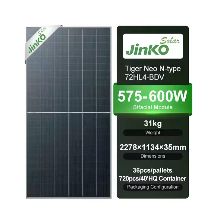 Jinko Tiger Neo N-Type Solar Panel Price 575W 590W 580W 600W 580 Watt N ...