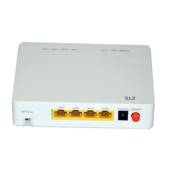 ZTE Gigabit ONU optik modem F400 EPON Ethernet pasif erişim 1GE + 3FE