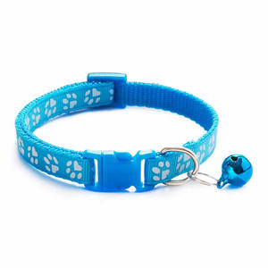 Gepersonaliseerde Grappige Leuke <span class=keywords><strong>Cartoon</strong></span> Footprint Verstelbare Hondenhalsband Met Bel Plastic Huisdieraccessoires Voor Honden Katten Puppy 'S - Product Image 6