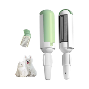 Venta al por Mayor de 2 Cepillos Removedores de Pelo para Mascotas de ABS y Acero Inoxidable, Recolector de Polvo y Pelusa para Herramientas de Aseo Canino - Product Image 4