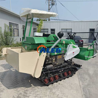 Machine de récolte de riz moissonneuse-batteuse en caoutchouc à bas prix