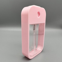 Nouveau design de pompe de bouteille de pulvérisateur de désinfectant de parfum de carte de PE en plastique 30ml 40ml 45ml 50ml capacité crème de sérigraphie eau liquide