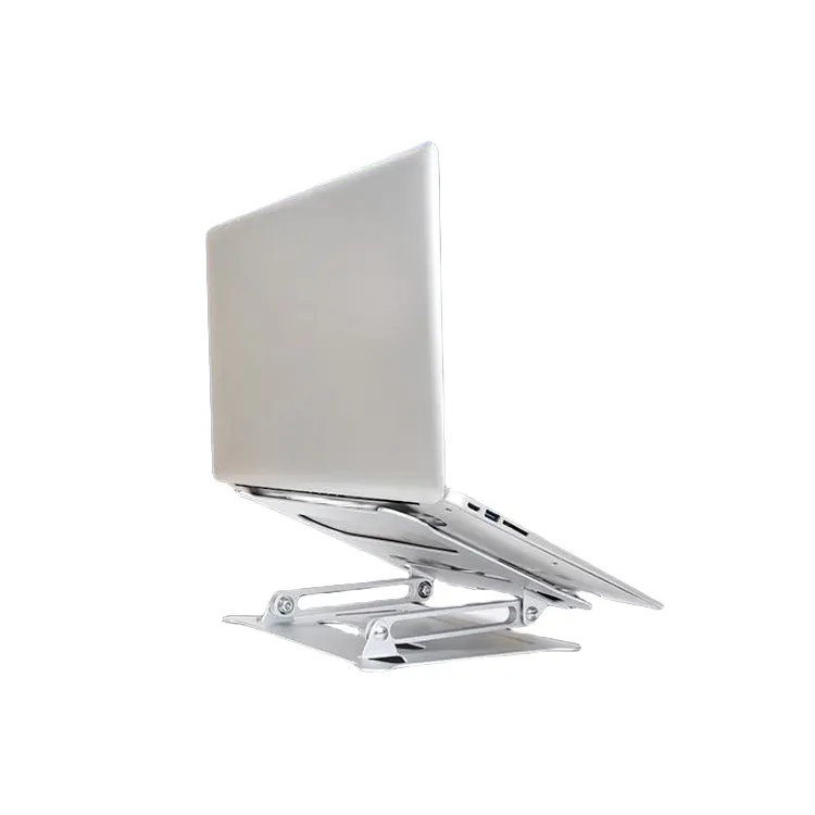 Altura flexível ângulo ajustável ergonômico dobrável computador vertical stand alumínio liga notebook laptop stand