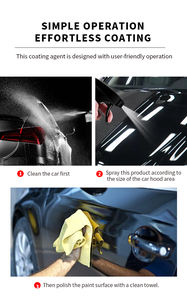 Revêtement hydrophobe pour vitres de voiture, revêtement oléophobe, respectueux de l'environnement, soin automobile, agent de nano-revêtement 350 ml, SUPER ARMOR, en vrac - Product Image 4