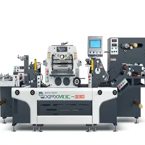 Machine de découpe d'étiquettes à plat à station unique machine de refendage rotative de haute précision MDC-360
