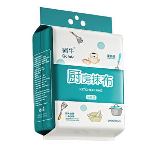 Chiffon de cuisine non tissé Easy Clean, rectangulaire, qualité alimentaire, double usage, pour la cuisine à domicile - Product Image 2