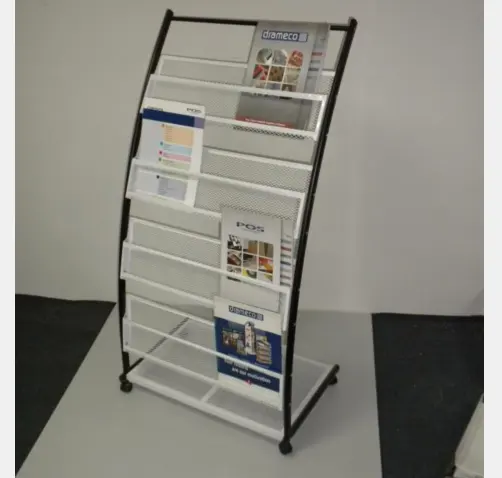 Suporte de varejo para exibição de jornal, suporte de varejo para exibição de jornal, estante de catálogo