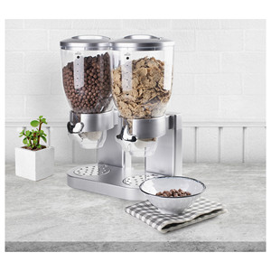 Dispenser per cereali Lacor Dual da 2 litri con beccuccio per la conservazione in cucina - Product Image 3