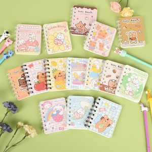 Carnet de notes mini en spirale à motif de dessin animé mignon, portable, format de poche, pour élèves du primaire, fournitures scolaires, récompenses pour étudiants - Product Image 3