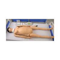 Maniquí de modelo de enseñanza de parto realista de tamaño real de PVC de alto nivel para entrenamiento de ciencia médica, simulador de mujer, 2017