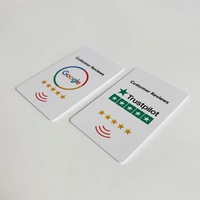 Carte de visite en plastique PVC personnalisée avec code QR programmable, NFC 13,56 MHz 213/215/216, paiement, utilisation hôtelière, étanche, ISO 14443A