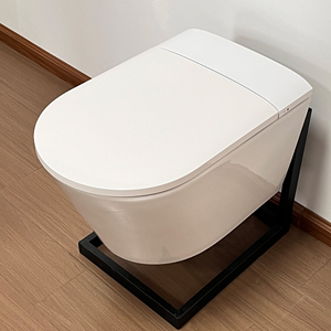 Toilette intelligente suspendue au mur de qualité supérieure capteur d'ouverture automatique du couvercle télécommande chauffage douche OTS10-2 ensemble de salle de bain bol allongé - Product Image 1