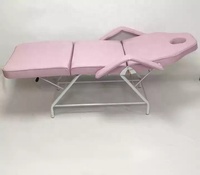 Tables de massage en cuir synthétique hautement esthétiques, lits de spa, mobilier professionnel pour salon de beauté, fonctionnalité électrique, design contemporain