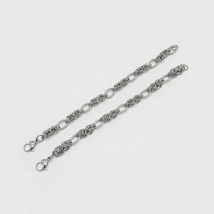 Nouvelle chaîne rétro multi-anneaux faite à la main en acier inoxydable hop bracelet domous pour hommes ornements-pièce de cheveux - Product Image 4