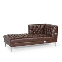 Großhandel Licht Luxus Schlafs ofa Möbel Hot Sale Blue Tufted Velvet Chesterfield L-Form Ecksofa