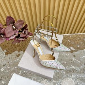 Tacones de Plataforma de Diseño de Alta Calidad para Mujer, con Pedrería, Ligeros, para Bodas, Fiestas y Verano - Product Image 3