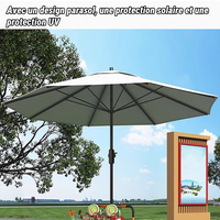 Accessoires pour café : Tricycle mobile orange avec parapluie pour la vente de snacks, bonbons, fleurs, événements de mariage, en acier inoxydable résistant à la rouille