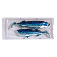 Umpan Lunak Besar AGITEK untuk Memancing di Laut Dalam, Jig Head untuk Memancing Trolling dari Kapal, Ikan Besar, Ikan Kembung Kuning, Tuna