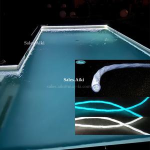 Perímetro de piscina de varios núcleos, iluminación lineal, Cable óptico de plástico, larga distancia de iluminación, fibra óptica, lado blanco brillante - Product Image 2
