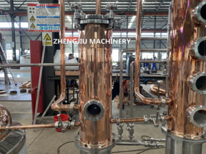 250L alta qualidade álcool destilação equipamentos cobre ainda para casa destiladores etanol com alambic - Product Image 2