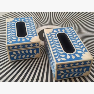 กล่องกระดาษทิชชูทำจากไม้ดีไซน์เนอร์ทำด้วยมือเป็นมิตรกับสิ่งแวดล้อมอุปกรณ์ตกแต่งสำหรับพื้นที่ร่วมสมัยที่ทันสมัย - Product Image 1