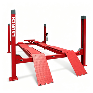 Elevador de Autos de Cuatro Postes Launch TLT455W de 5500 kg <span class=keywords><strong>con</strong></span> Gato Rodante para Garaje Comercial - Product Image 2