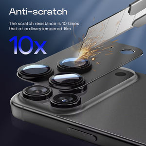 Colorido 3D Metal Armor Camera Lens Protectors HD Clear Case Friendly 9H Película de vidrio templado para <span class=keywords><strong>iPhone</strong></span> 17 Air 16 15 14 <span class=keywords><strong>Pro</strong></span> <span class=keywords><strong>Max</strong></span> - Product Image 5