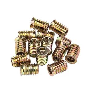 Connecteur à filetage de précision à verrouillage automatique pour insert en bois de qualité industrielle, pour la fabrication de meubles - Product Image 1