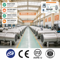Intercambiador de Calor/Condensador de Acero al Carbono Personalizado con Núcleo de Bomba, Certificado ASME CE, Precio Competitivo