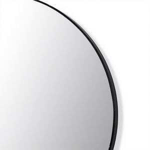 Large Art Deco Glass Wall <strong>Circle</strong> <strong>Mirror</strong> with Brass <strong>White</strong> Gold Black Metal Frame Wall Mounted Round Hanging <strong>Mirror</strong> for Bathroom - Product Image 5