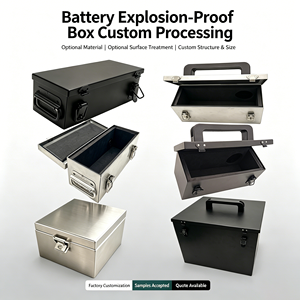 Custom Stainless Steel LiPo Battery Safety <b>Box</b> Fireproof Metal Lipo Safe for Battery <b>Storage</b> Charging - Product Image 4