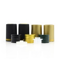 Bouchon à vis en aluminium 31,5x23mm avec bec verseur, fermeture de bouteille d'huile d'olive noire, verte, dorée, taille standard, couvercle métallique couleur personnalisée