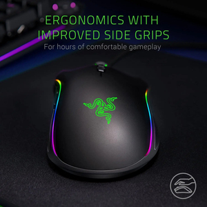 Souris de jeu filaire ergonomique pour ordinateur portable PC, souris de jeu silencieuse RGB pour bureau, performance USB 5G 16000 DPI, Razer Deathadder - Product Image 5